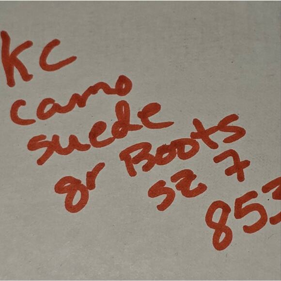 Kenneth Cole Suede Levon Leather Camouflage Chelsea Boots Size 7 New - Picture 11 of 12